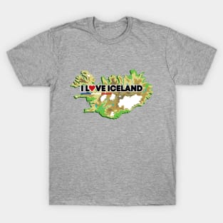 I Love Iceland T-Shirt